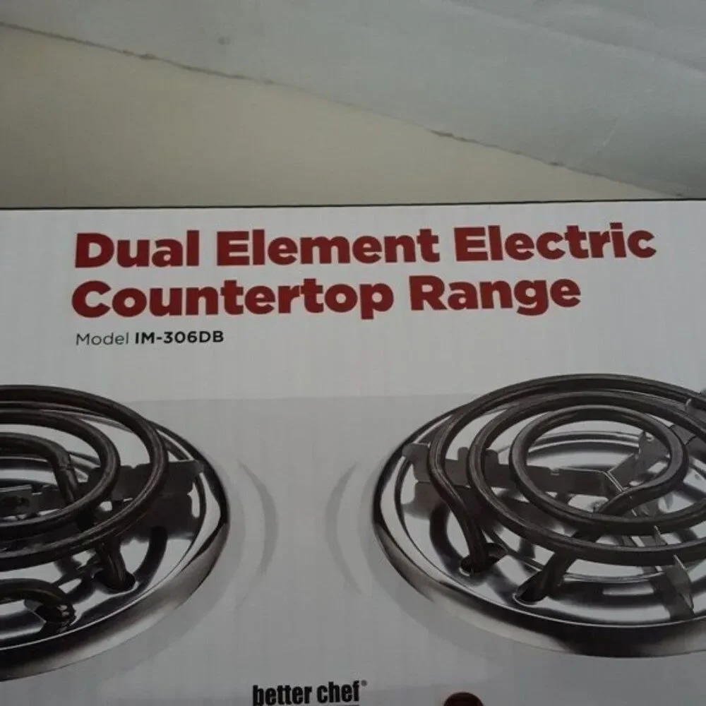 Better Chef Dual Element Electric Countertop Range Stove